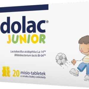 Acidolac Junior (biała czekolada) x 20 tabl.