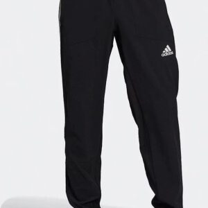 Adidas Spodnie sportowe "M TI WV PT" w kolorze czarno-białym