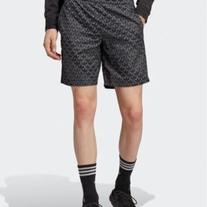 adidas Szorty kąpielowe Originals Monogram Swim Shorts HT4417 Czarny Regular Fit