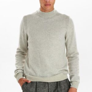 Anerkjendt Wełniany sweter w kolorze szarym