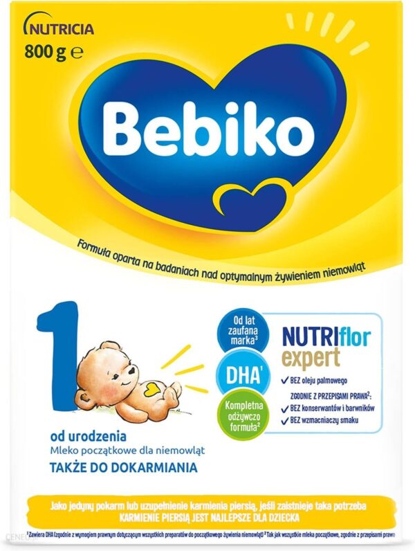 Bebiko 1 Mleko początkowe od urodzenia 800g