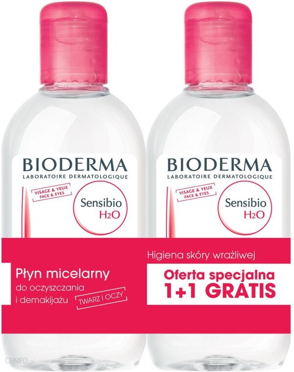 Bioderma Sensibio H2O Płyn micelarny 2x500ml