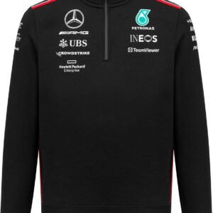 Bluza męska 1/4 Zip Team Black Mercedes AMG F1 2023