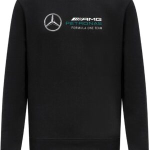 Bluza męska Crew Logo Black Mercedes AMG F1 2023