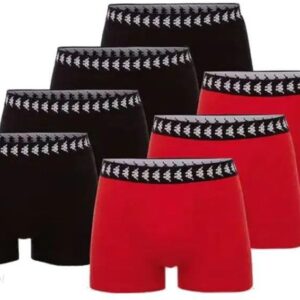 Bokserki Kappa Zid 7pack Boxer Shorts M 708276-18 (kolor Czarny. Czerwony