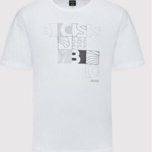 Boss T-Shirt Tirax 1 50466944 Biały Relaxed Fit