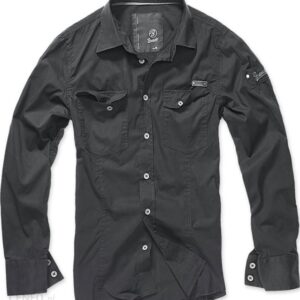 Brandit SlimFit Shirt czarny - 3XL