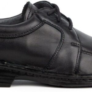 Buty męskie casual skórzane 0078W czarne