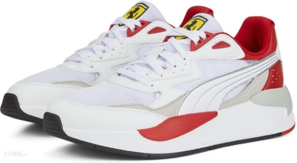 BUTY SPORTOWE MĘSKIE PUMA FERRARI X-RAY SPEED BIAŁE 30703304