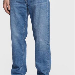 Calvin Klein Jeans Jeansy J30J323069 Niebieski Straight Fit