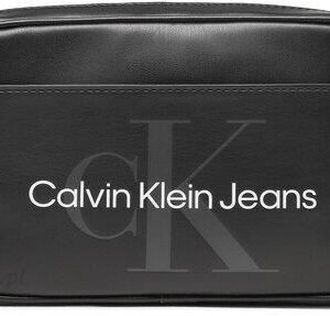 Calvin Klein Jeans Saszetka Monogram Soft Camera Bag22 K50K510396 Czarny
