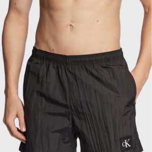 Calvin Klein Swimwear Szorty kąpielowe KM0KM00819 Czarny Regular Fit