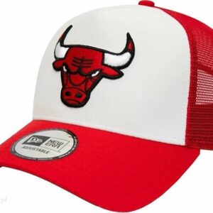 Chicago Bulls Czapka z daszkiem 9Forty AF Trucker NBA Team Clear White/Red UNI