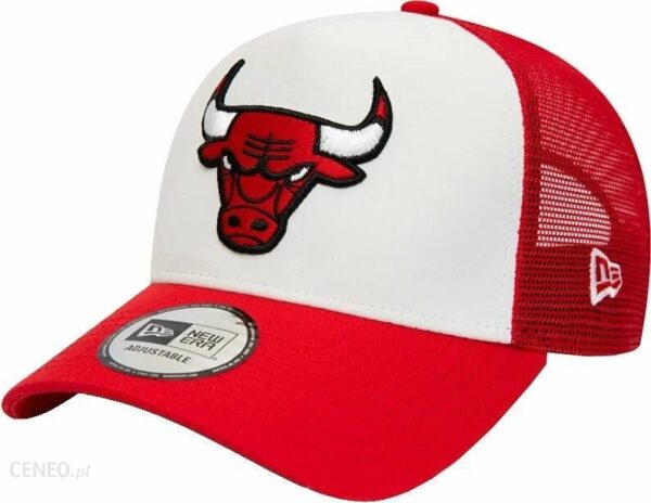 Chicago Bulls Czapka z daszkiem 9Forty AF Trucker NBA Team Clear White/Red UNI