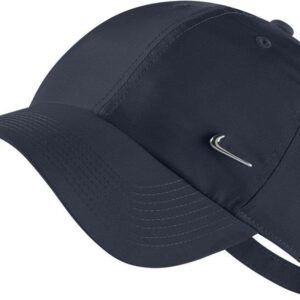 Czapka bejsbolówka NIKE z daszkiem METAL SWOOSH CAP Granatowa - Granatowy