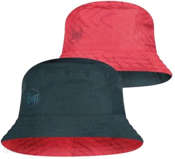 Czapka Buff Travel Bucket Hat S/M 117204425 (kolor Czerwony