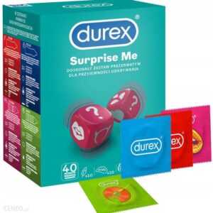 Durex Surprise Me zestaw prezerwatyw 40 szt