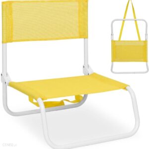 Emaga Krzesełko Turystyczne Składane Daron Żółte