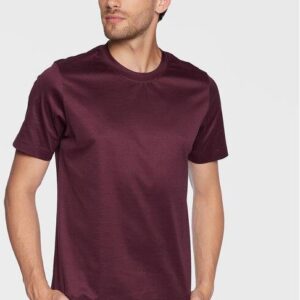 Eton T-Shirt 100002356 Fioletowy Slim Fit