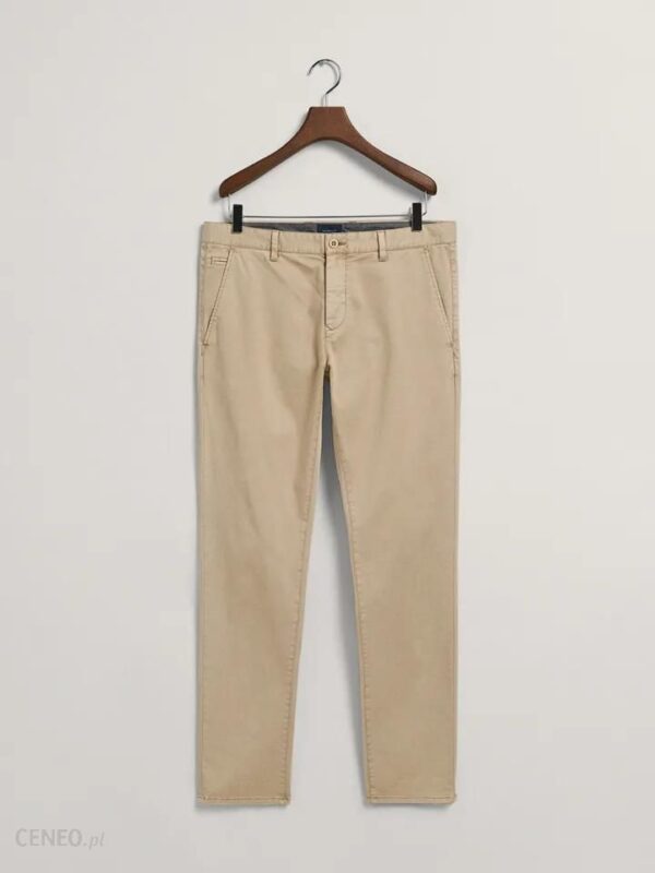Gant Spodnie chino - Slim fit - w kolorze beżowym