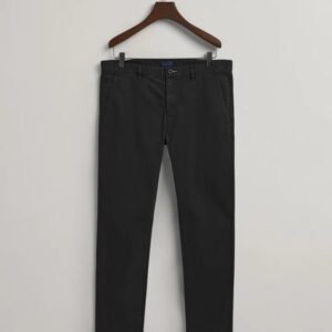 Gant Spodnie chino - Slim fit - w kolorze czarnym