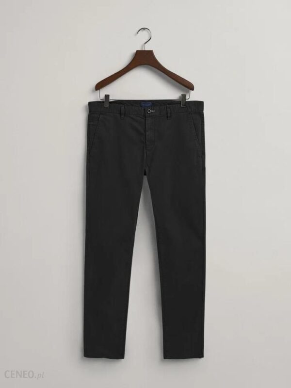 Gant Spodnie chino - Slim fit - w kolorze czarnym