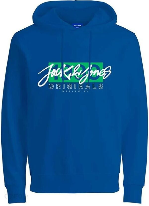 Jack & Jones Bluza "Races" w kolorze niebieskim