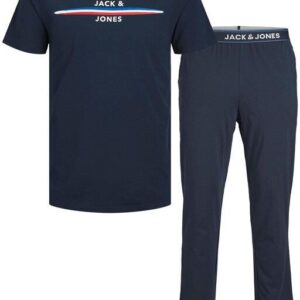 Jack&Jones Piżama 12227329 Granatowy Standard Fit