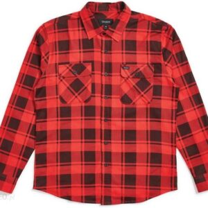 koszula BRIXTON - Bowery Lw L/S Flannel Red/Black (RDBLK)