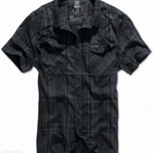 Koszulka Brandit Roadstar czarna/niebieska - XL