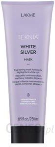 Lakmé Teknia White Silver Mask Maska Neutralizująca Do Włosów Siwych I Platynowego Blondu 250 Ml