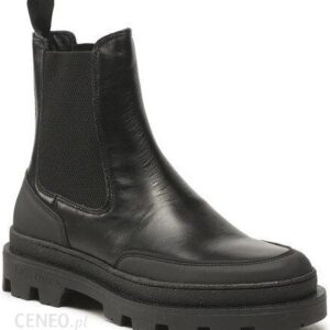 Les Deux Sztyblety Tanner Leather Chealsea Boot LDM820021 Czarny
