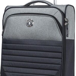 Mała kabinowa walizka PUCCINI MALMO EM50710C 4 Szaro czarna