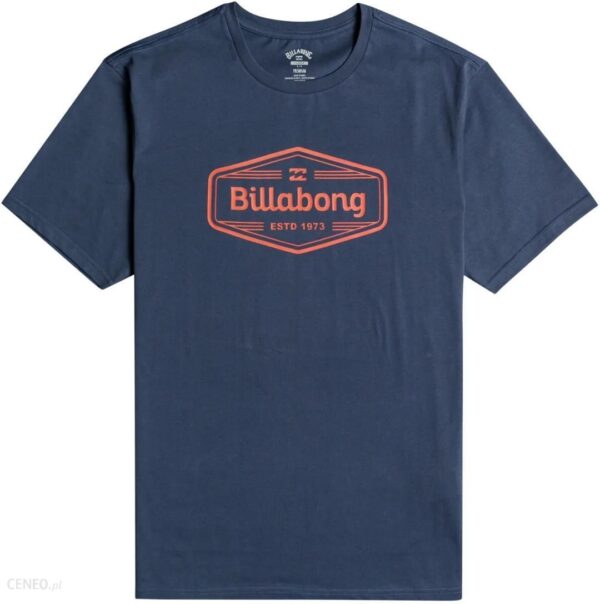 Męska Koszulka z krótkim rękawem Billabong Trademark Tees C1Ss62Bip2-4766 – Granatowy