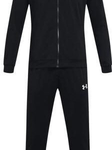 Męski dres (spodnie+bluza) Under Armour EMEA 1366212-002 czarny/niebieski L