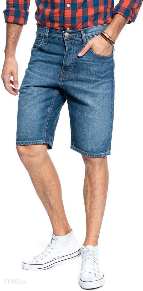 MĘSKIE SPODENKI JEANSOWE LEE 5 POCKET SHORT RIGID MID L73ELJWG