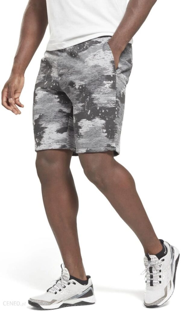 Męskie Spodenki Reebok RI Modern Camo Short Hs7388 – Szary