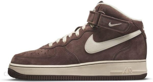 Nike Buty męskie Nike Air Force 1 Mid '07 QS - Brązowy