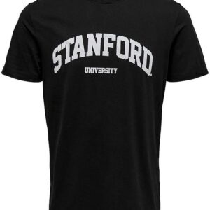 ONLY & SONS Koszulka "Stanford" w kolorze czarnym