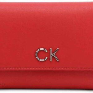 Portfel Calvin Klein 3 czerwone akcesoria K60K608994