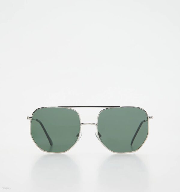 Reserved - Okulary przeciwsłoneczne AVIATOR - Srebrny
