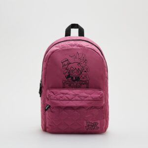 Reserved - Pikowany plecak Harry Potter - Różowy