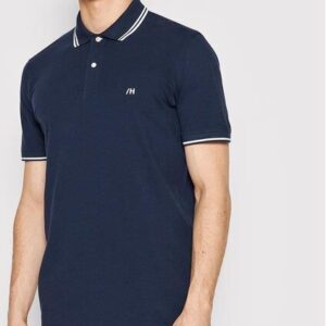 Selected Homme Polo Aze Sport 16082841 Granatowy Regular Fit