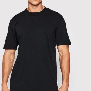Selected Homme T-Shirt Relexcolman 16077385 Czarny Regular Fit