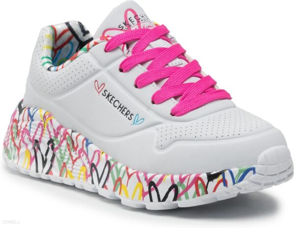 Skechers Sneakersy - Lovely Luv 314976L/Wmlt White/Multi