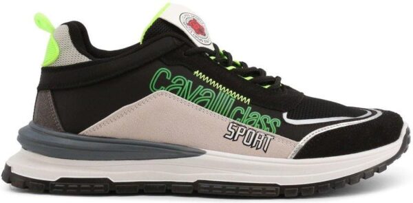 Sneakersy marki Cavalli Class model CM8637 kolor Czarny. Obuwie Męskie. Sezon: Wiosna/Lato
