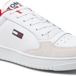 Sneakersy TOMMY JEANS - City Textile Cupsole EM0EM00963 White YBR