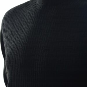 Sweter męski klasyczny elegancki kaszmir XL czarny