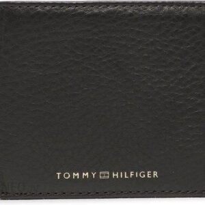 Tommy Hilfiger Duży Portfel Męski Prem Leather Mini Cc Wallet AM0AM10988 Czarny