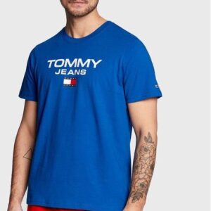 Tommy Jeans T-Shirt Entry DM0DM15682 Niebieski Regular Fit